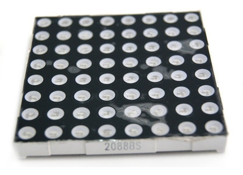 Matriz De Leds Rojo - 8x8-5mm 6cm X 6cm Arduino Atmega Pic