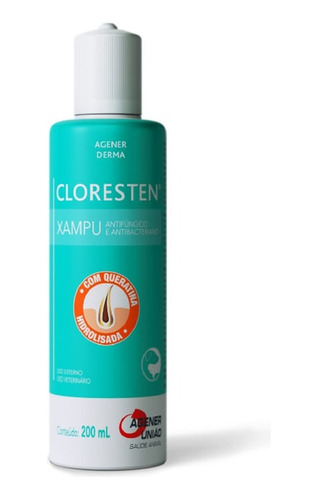 Shampoo Cloresten Cães E Gatos Dr.clean Agener União 200ml