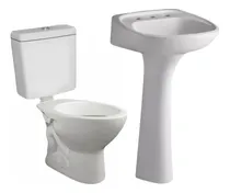 Comprar Juego Baño Ferrum Inodoro Mochila Pringles Columna Lavatorio