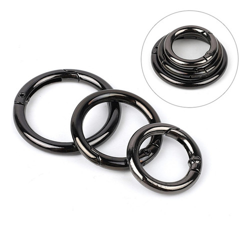 5 Peças Bobinas De Mola Redondas Cinza Escuro 25mm