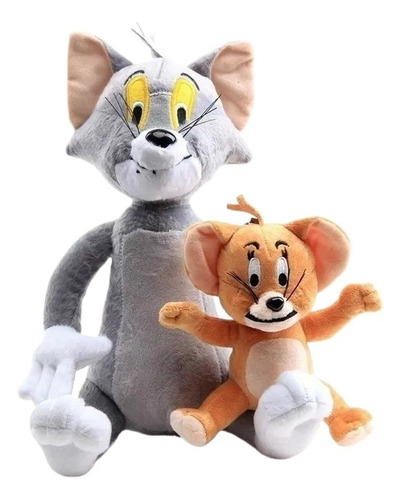 Juguete Tom Y Jerry Gato Y Ratón Muñeco Peluche Niños, 2 Uni