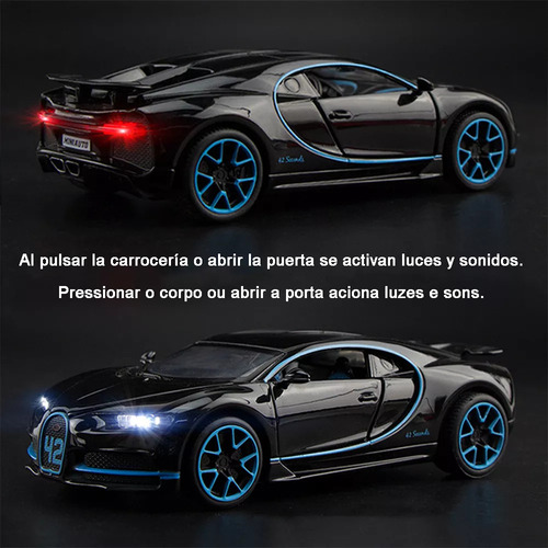 Coche De Juguete For Niños Bugatti Modelo De Coche 1:32