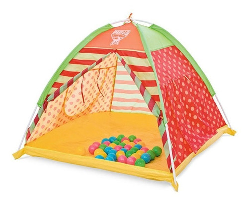 Carpa Infantil Con Pelotas Plas 112x112x90