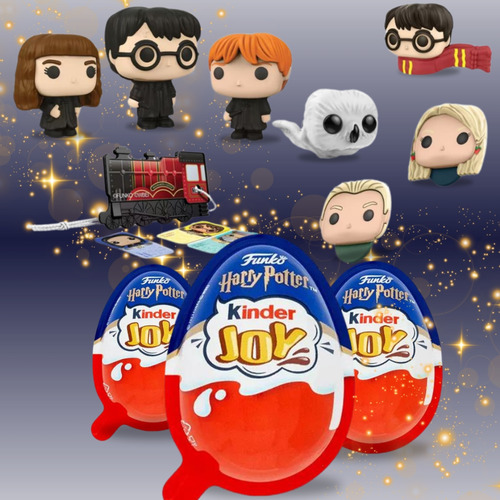 Kinder Joy C/ Surpresa Harry Potter Nacional Funko Pop 20g