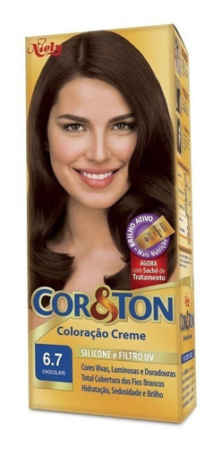 Tintura Creme Cor & Ton Chocolate 6.7