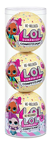 Muñecas Lol Jajaja. ¡sorpresa! Confetti Pop 3 Pack Waves  3