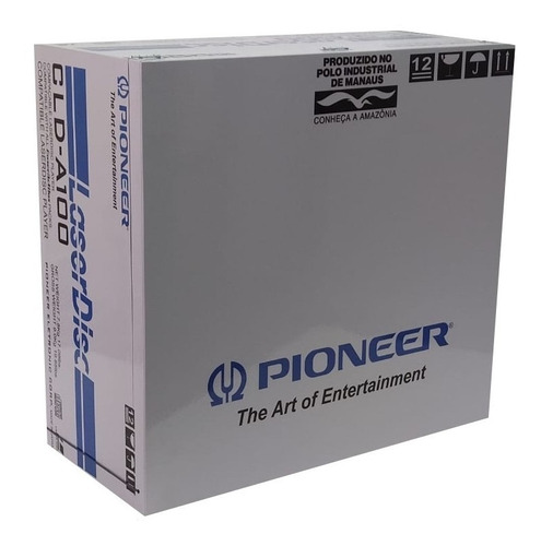 Caixa Vazia Pioneer Laser Disc  Cld-a100 De Madeira Mdf