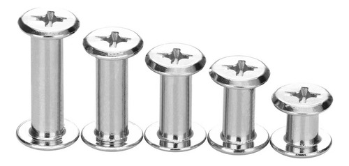 80 Pcs M5 Ledger Screws Nickel Plated Sub-nut Screws