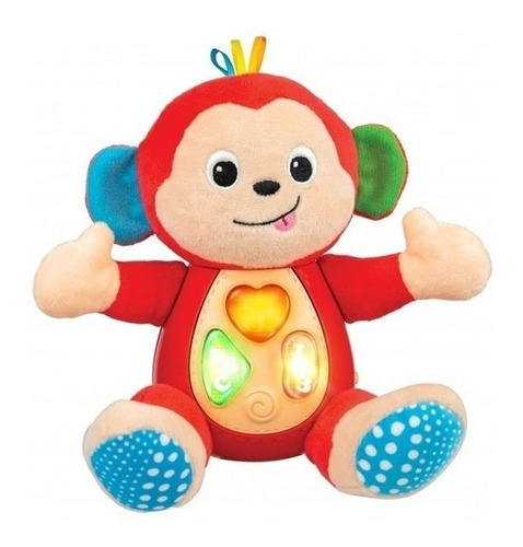 Peluche De Monito Musical Con Luces Infantil