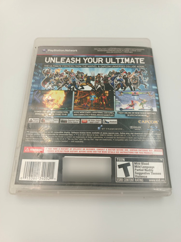Ultimate Marvel Vs Capcom 3 | Ps3 (Reacondicionado)