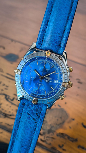 Breitling Chronomat Automatic Azul Prateado Azul (Usado)