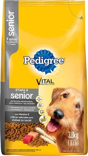 Alimento Pedigree Senior  21kg + Snacks! Racionya