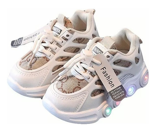 Nuevos Zapatos Con Luz Led Para Niños, Calzado Deportivo Tra