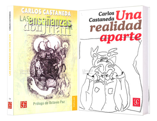Carlos Castaneda Enseñanzas Don Juan + Una Realidad Aparte