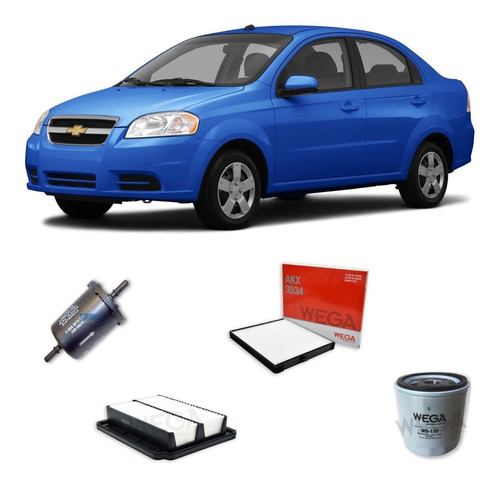 Kit Filtros Chevrolet Aveo Wega