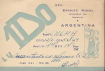 Comprar Tarjeta Qsl - De Lu1do A Lu6ha (circa 1947)