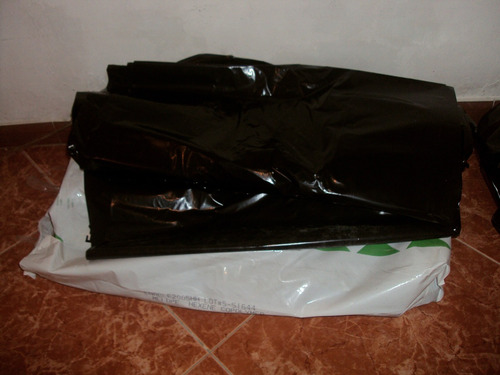 Imagen 3 de 3 de Bolsa Basura Plástico 40kg Calibre Extra Fuerte X50 Unidades