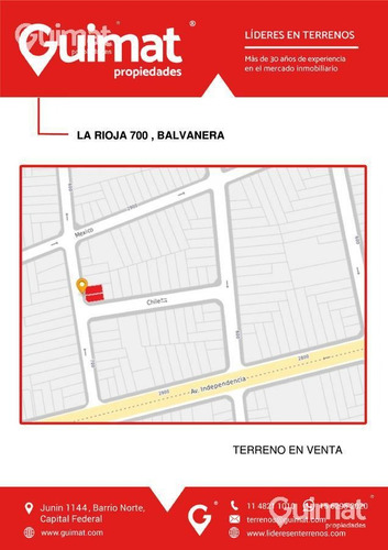 Imagen 3 de 12 de Terreno - Balvanera - Lideres En Terrenos - Guimat Propiedades