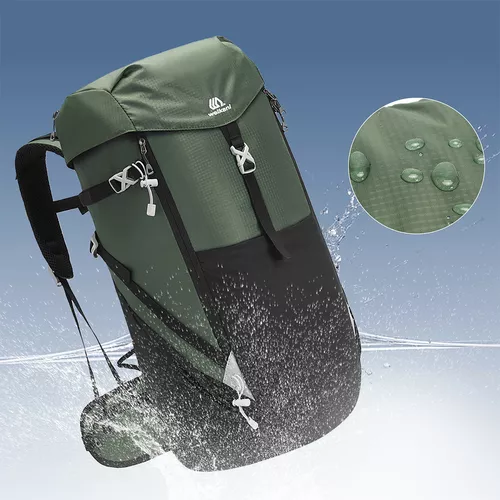 Bolsa de dos hombros Mochila de senderismo resistente al agua de 50L,  mochila de viaje para deportes al aire libre, bolsa de viaje para acampar,  escalar y viajar weikani Bolsa de dos