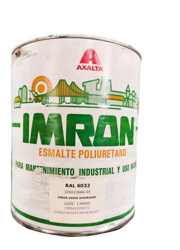 Pintura Automotriz Brillo Directo Imron 1/8