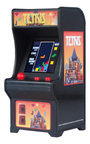 Tiny Arcade Tetris, Multicolor, 3,75 Pulgadas