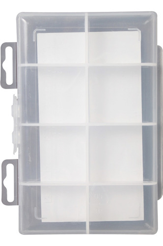 Caja De Plastico Organizadora 18x11x2cm Color Blanco