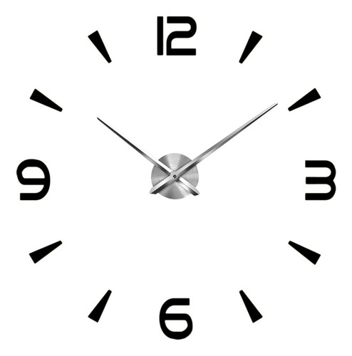Reloj De Pared Decorativo De Negro