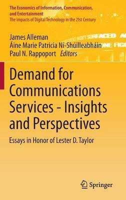 Libro Demand For Communications Services - Insights And P...