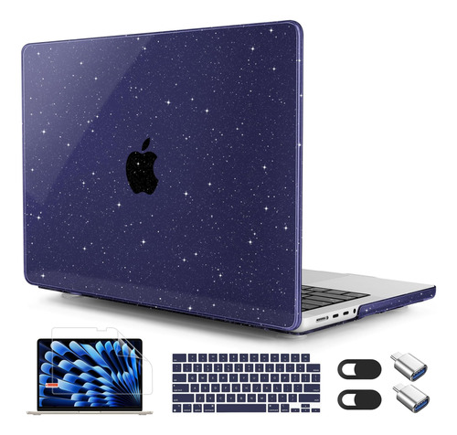 Funda Rígida Mektron Para Macbook Pro 16  2485 Star Blue