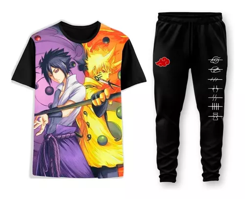 Camisa Camiseta Full 3d Bandana Naruto Sasuke Anime Desenho - HELP