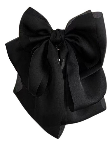 Corbata Para El Pelo Con Lazo Grande De Encaje De Chifón, Re