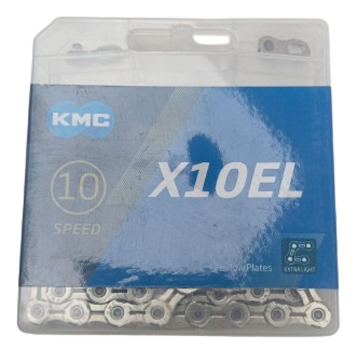 Cadenilla Kmc X10el 10v Silver Compatible Shimano-sram