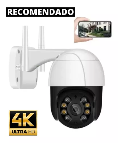 8mp 4k Cámara Seguridad Exterior Ptz Domo Wifi Vigilancia