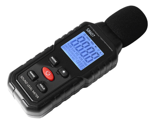 Medidor De Sonido Digital, Pantalla Lcd Retroiluminada, Ruid
