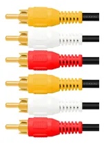 Comprar Cable 3 Plug Rca\u002F3 Plug Rca De Audio Y Video Kapton Ca-2302g