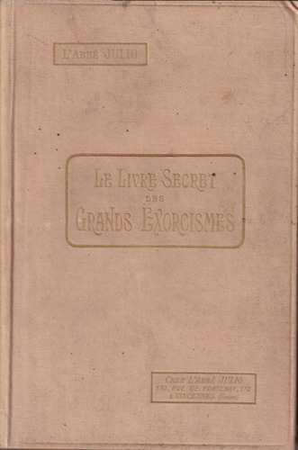 Le Livre Secret Des Grand Exorcismes 