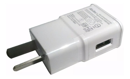 Cargador Adaptador 220v A Usb Celulares 2a Pata Oblicua