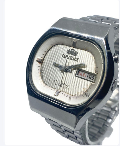 Reloj Orient Automático, Crystal. Funcionando, Antiguo. (Usado)