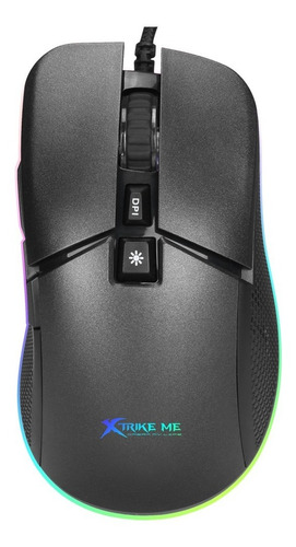 Mouse Gamer Optico 6400 Dpi 7 Botones Rgb Cable 1,6 Mts