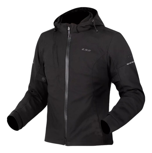 Campera Moto Ls2 Bolton Man Negra Delcar ®