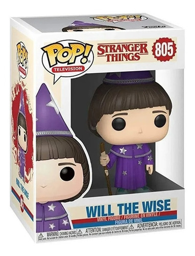 Funko Pop Will The Wise 805 Stranger Things O Mago Original