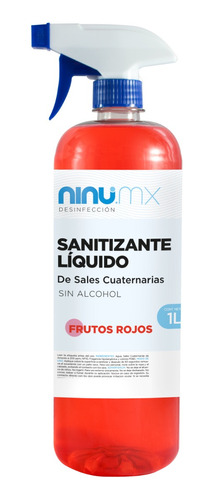 Sanitizante Liquido Spray Desinfectante Ninu.mx 1 Litro
