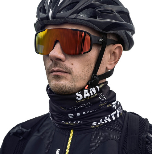 Santic® Bandana Deportiva Anti Uv Ciclismo Moto Cuellera