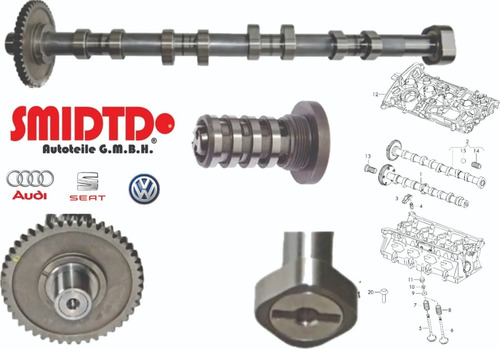 Arbol De Levas Escape Y Válvula Vvt Audi A4 Avant 1.8 08-15