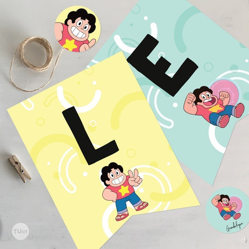 Kit Imprimible Steven Universe Decoracion Candy Bar M201
