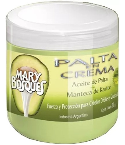 Palta En Crema - Aceite De Palta + Manteca Karite - X200g