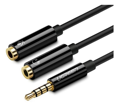Cable Splitter Marca Ugreen Jack 3.5mm A Mic + Audífonos