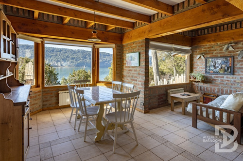 Imagen 11 de 20 de Alquiler Casa En Bariloche Con Costa De Lago Nahuel Huapi. 9 Pax. Km16. 306.