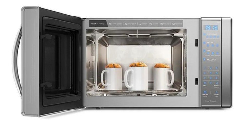 Micro-ondas Electrolux 31 Litros E Grill Prata - Me41x 220V - Excelente (Recondicionado)