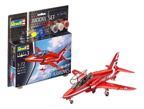 Model Set Bae Hawk T.1 Red Arrows - 1/72 - Revell 64921